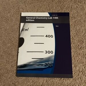 General Chemistry Lab Manual - Blue Cover